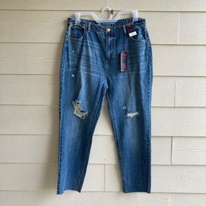 NWT NOBO Super High Rise Slim Straight Crop Jeans - Size 17